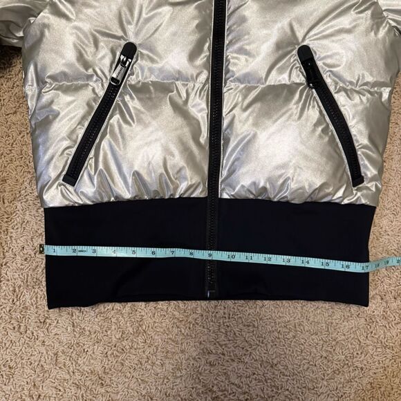 Goldbergh Bombardino Boulder Auro Jacket Silver Metallic Ski Jacket NWOT US 8 - Picture 2 of 7